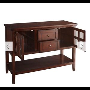 Tobacco brown small buffets table